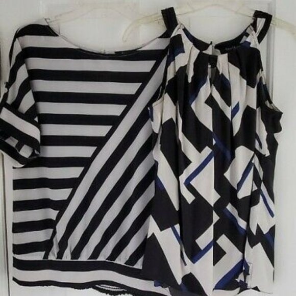 3 for $20 - 2 WHITE HOUSE BLACK MARKET Tops - 4/Small - Picture 1 of 7